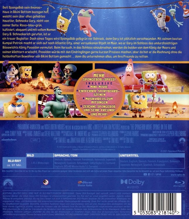 Produktbild: SpongeBob Schwammkopf: Eine schwammtastische Rettung (Film)