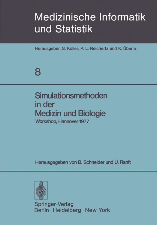 Produktbild: Simulationsmethoden in der Medizin und Biologie