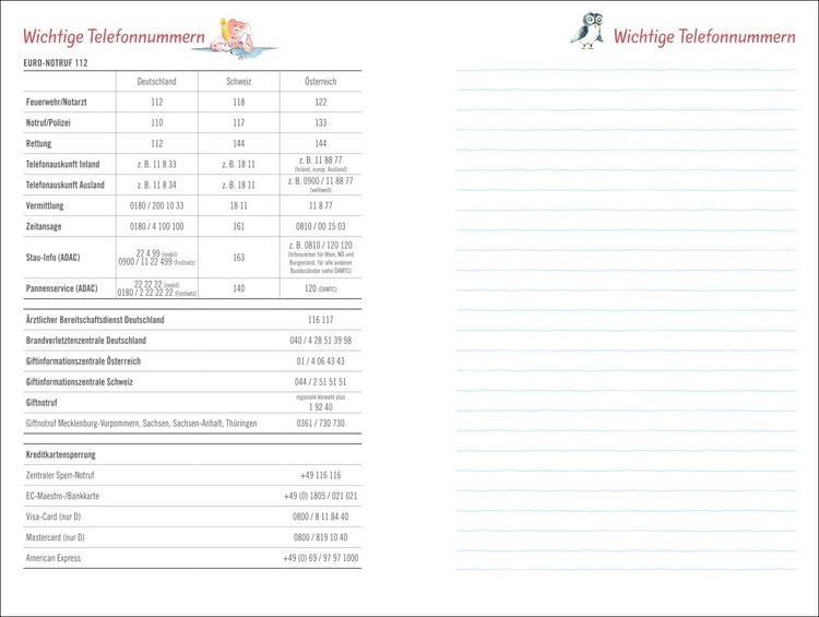 Produktbild: Helme Heine: Familienplaner-Buch A6 2027