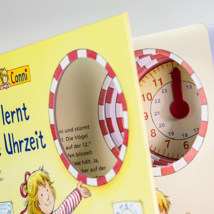 Produktbild: Conni-Pappbilderbuch: Conni lernt die Uhrzeit