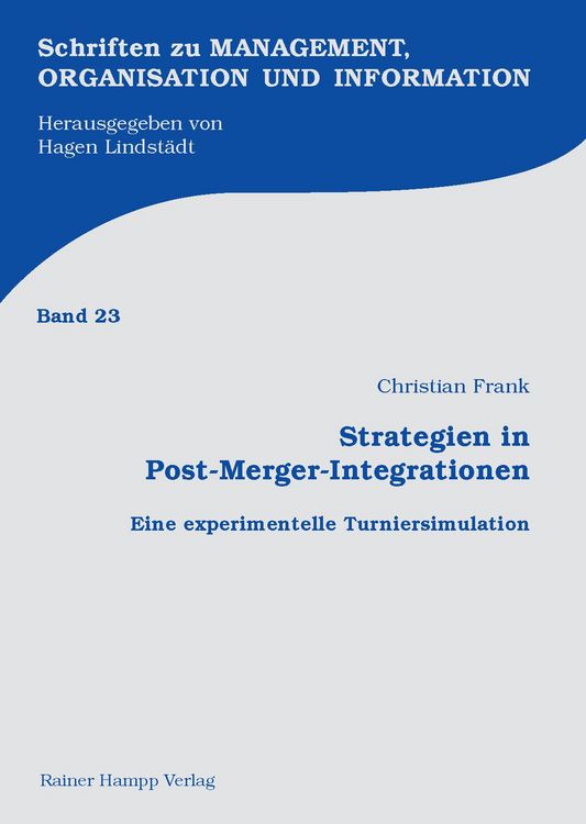 Produktbild: Strategien in Post-Merger-Integrationen