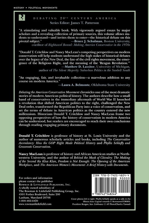 Produktbild: Debating the American Conservative Movement