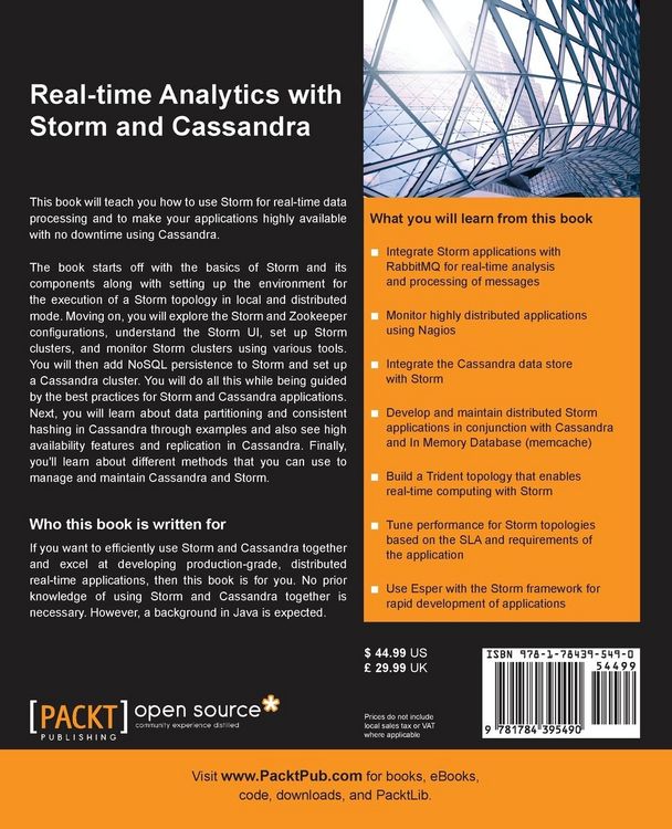 Produktbild: Real-time Analytics with Storm and Cassandra