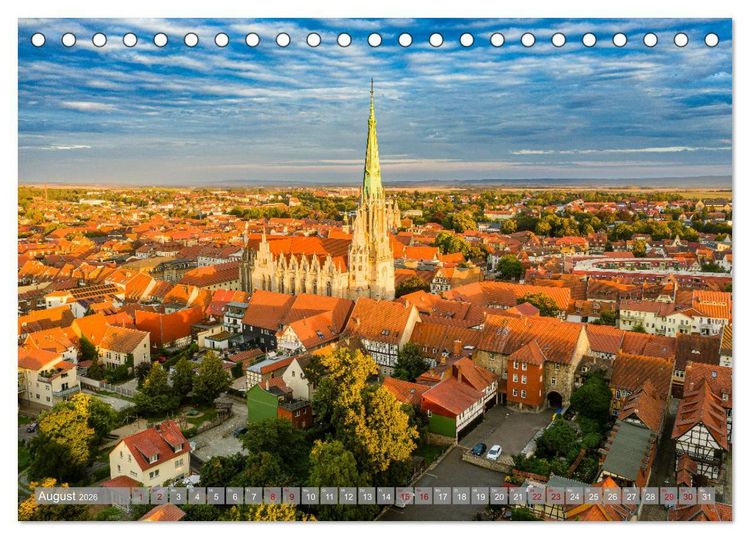 Produktbild: Ein Blick auf M&uuml;hlhausen in Th&uuml;ringen (Tischkalender 2026 DIN A5 quer), CALVENDO Monatskalender