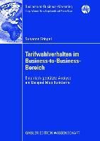 Produktbild: Tarifwahlverhalten im Business-to-Business-Bereich