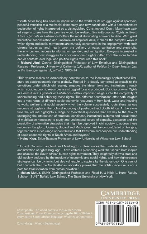 Produktbild: Socio-Economic Rights in South Africa