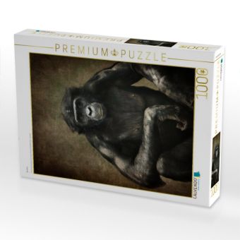 Produktbild: CALVENDO Puzzle Bonobo | 1000 Teile Lege-Gr&ouml;&szlig;e 64x48cm Foto-Puzzle f&uuml;r gl&uuml;ckliche Stunden
