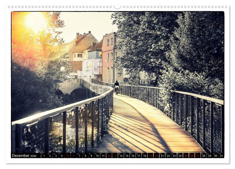 Produktbild: Osnabr&uuml;ck f&auml;hrt Fahrrad (Wandkalender 2026 DIN A2 quer), CALVENDO Monatskalender
