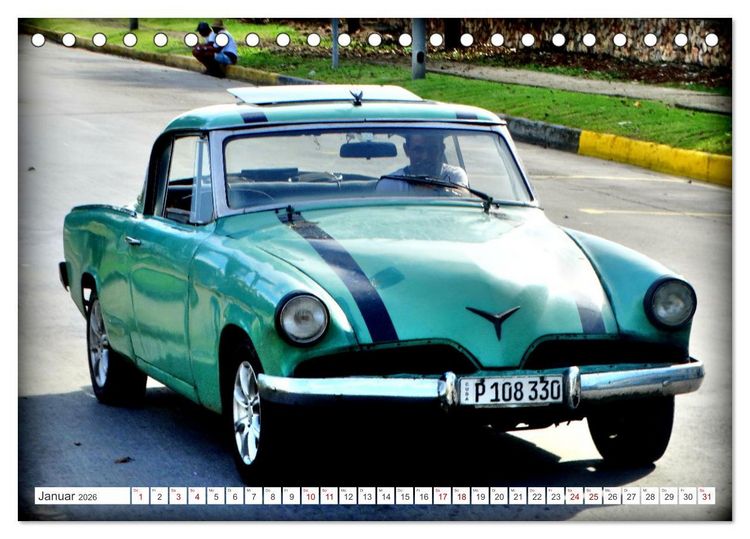 Produktbild: Amerikanische Kleinwagen - Oldtimer (Tischkalender 2026 DIN A5 quer), CALVENDO Monatskalender
