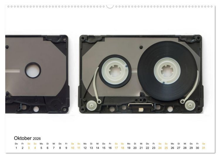 Produktbild: Audio Tapes (Wandkalender 2026 DIN A2 quer), CALVENDO Monatskalender