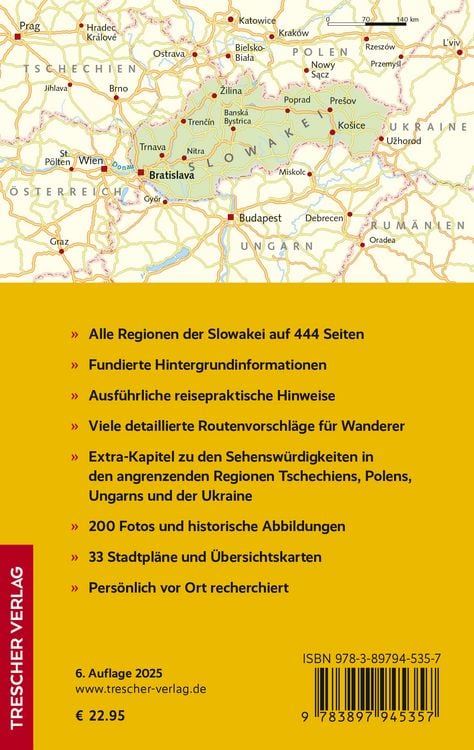 Produktbild: TRESCHER Reisef&uuml;hrer Slowakei