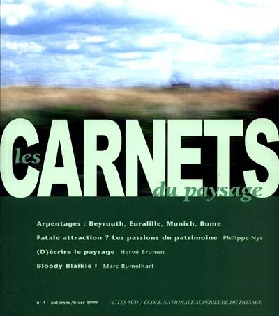 Produktbild: Les Carnets du Paysage N 4 - Desir de Patrimoines