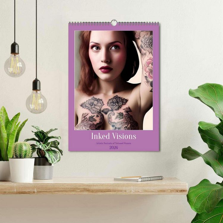 Produktbild: Inked Visions (Wall Calendar 2026 DIN A3 portrait), CALVENDO 12 Month Wall Calendar