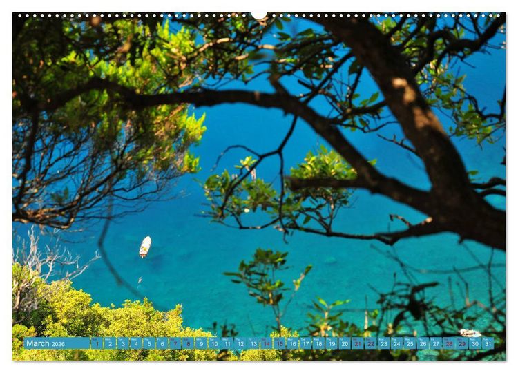 Produktbild: Colourful Postcards from Cinque Terre (High Quality Premium Wall Calendar 2026 DIN A2 landscape),CALVENDO 12 Month Wall Calendar