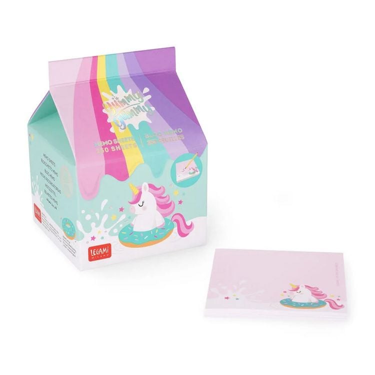 Produktbild: Legami Notizzettelblock - Yummy Yummy - Einhorn
