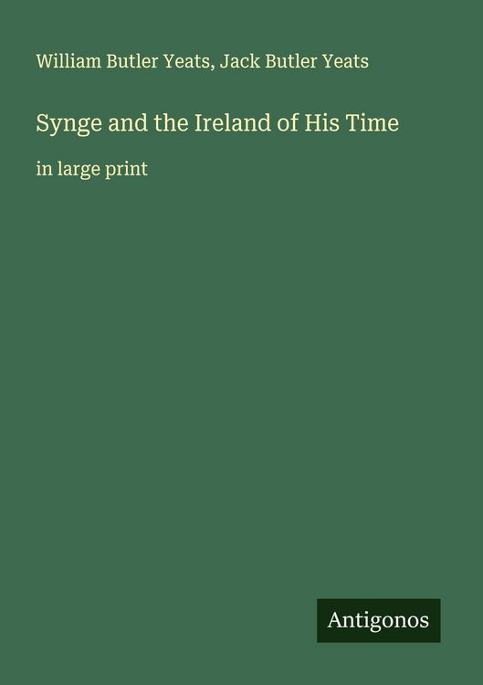 Produktbild: Synge and the Ireland of His Time