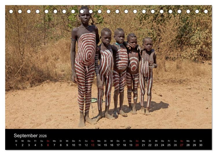 Produktbild: Landleben in &Auml;thiopien (Tischkalender 2026 DIN A5 quer), CALVENDO Monatskalender