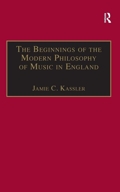 Produktbild: The Beginnings of the Modern Philosophy of Music in England