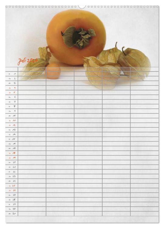 Produktbild: Familienplaner f&uuml;r die K&uuml;che. (hochwertiger Premium Wandkalender 2026 DIN A2 hoch), Kunstdruck in Hochglanz