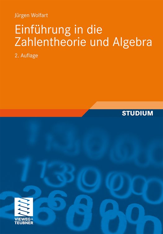 Produktbild: Einf&uuml;hrung in die Zahlentheorie und Algebra