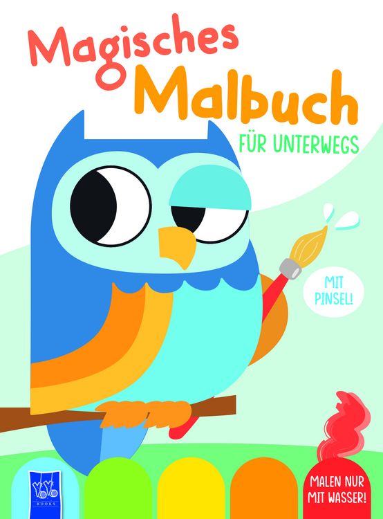 Produktbild: Magisches Malbuch f&uuml;r unterwegs - Cover Eule
