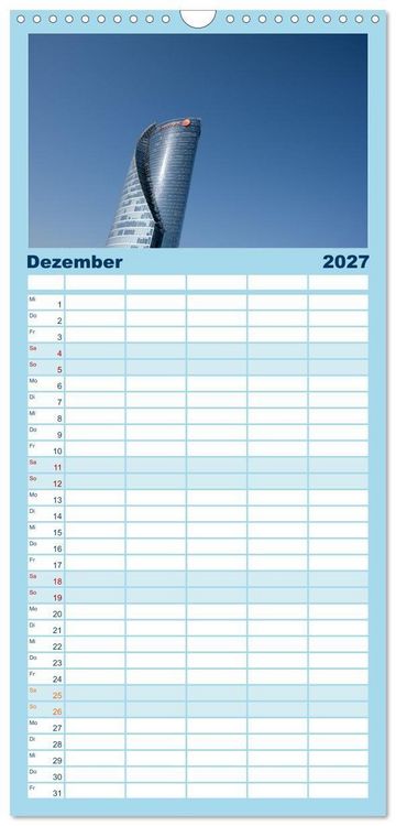 Produktbild: Familienplaner 2027 - Riga - Paris des Ostens mit 5 Spalten (Wandkalender, 21 x 45 cm) CALVENDO