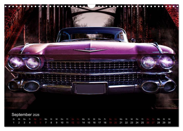 Produktbild: American Automobile (Wandkalender 2026 DIN A3 quer), CALVENDO Monatskalender