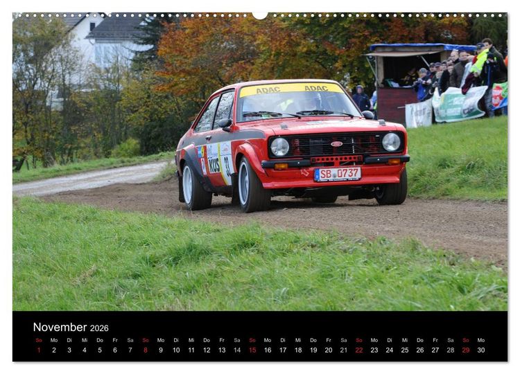 Produktbild: Asphalt und Schotter Rallye (Wandkalender 2026 DIN A2 quer), CALVENDO Monatskalender