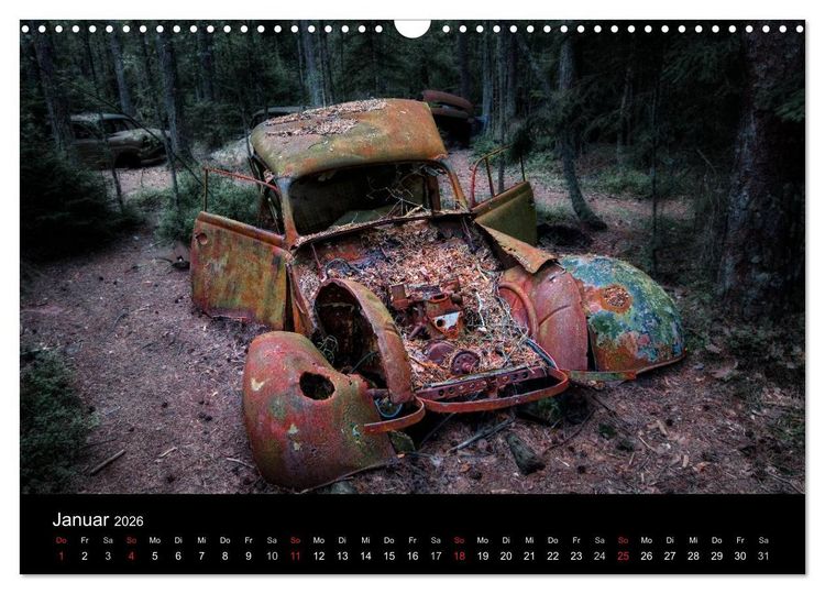 Produktbild: Automobile im Herbst (Wandkalender 2026 DIN A3 quer), CALVENDO Monatskalender