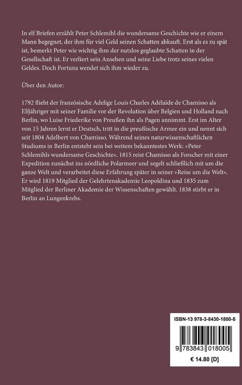 Produktbild: Peter Schlemihls wundersame Geschichte