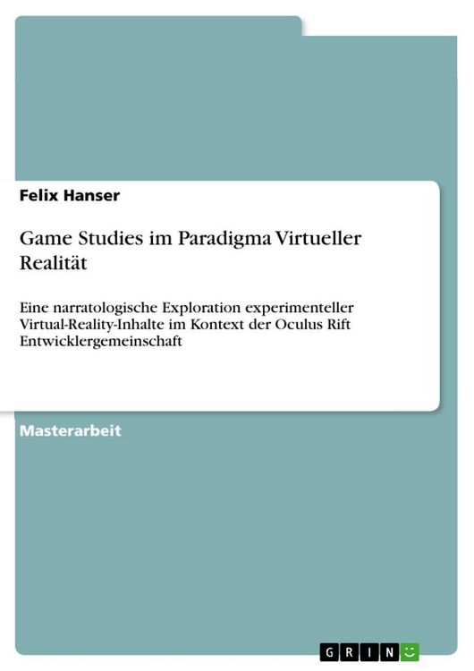 Produktbild: Game Studies im Paradigma Virtueller Realit&auml;t
