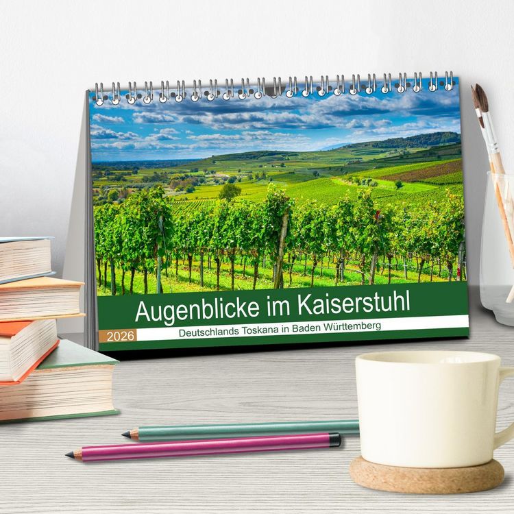 Produktbild: Augenblicke im Kaiserstuhl (Tischkalender 2026 DIN A5 quer), CALVENDO Monatskalender