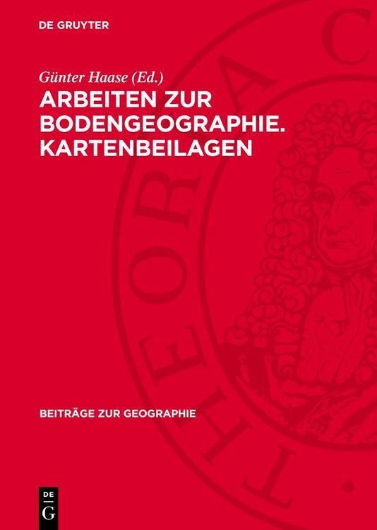 Produktbild: Arbeiten zur Bodengeographie. Kartenbeilagen