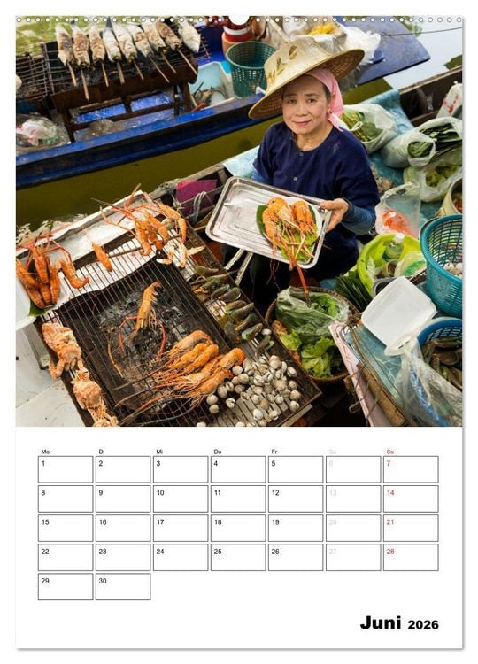 Produktbild: THAILAND - Mein Urlaubsplaner (hochwertiger Premium Wandkalender 2026 DIN A2 hoch), Kunstdruck in Hochglanz