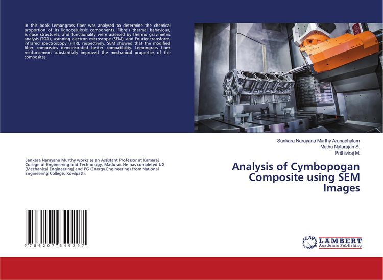 Produktbild: Analysis of Cymbopogan Composite using SEM Images