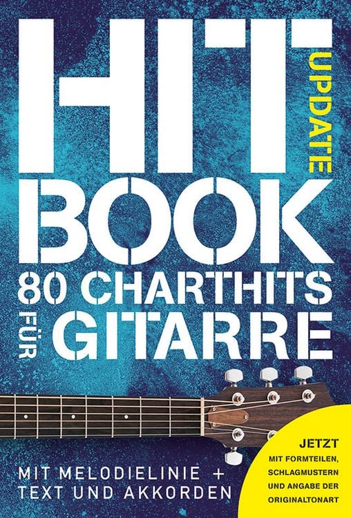 Produktbild: Hitbook Update- 80 Charthits f&uuml;r Gitarre