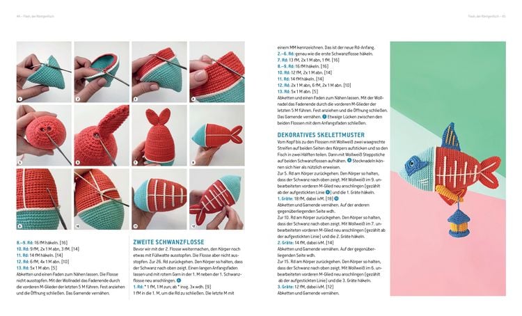 Produktbild: Amigurumis und Meer h&auml;keln &ndash; Deine zauberhaften Unterwasserfreunde | Seepferdchen, Meerjungfrau, Rochen und andere s&uuml;&szlig;e Meeresbewohner