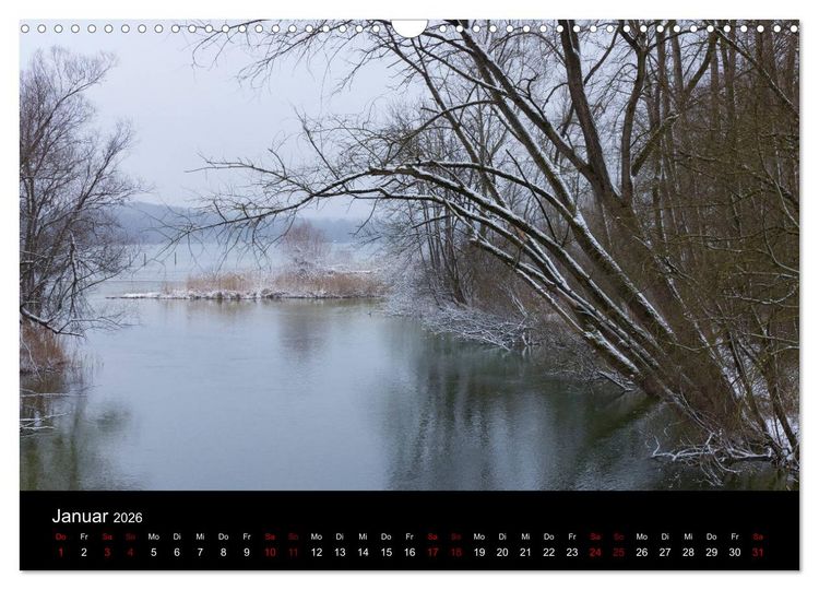 Produktbild: Die Amper - Ansichten eines bayerischen Flusses (Wandkalender 2026 DIN A3 quer), CALVENDO Monatskalender
