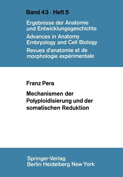 Produktbild: Mechanismen der Polyploidisierung und der somatischen Reduktion