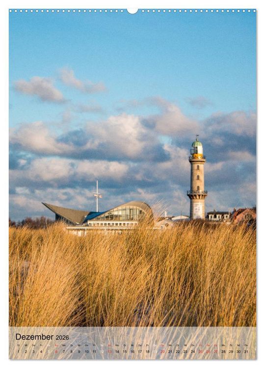 Produktbild: Hansestadt Rostock - Sehensw&uuml;rdigkeiten der Ostseemetropole (hochwertiger Premium Wandkalender 2026 DIN A2 hoch), Kunstdruck in Hochglanz