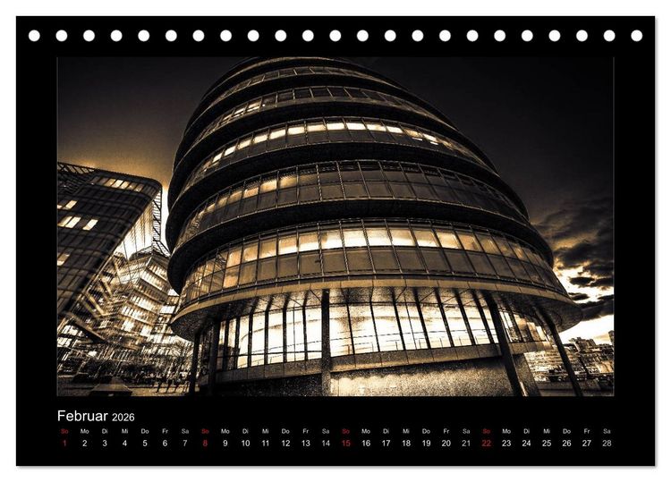 Produktbild: London-Bilder (Tischkalender 2026 DIN A5 quer), CALVENDO Monatskalender
