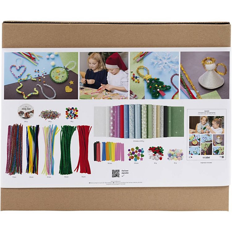 Produktbild: Creativ Company Kreativ Mix Bunte Weihnachten, Weihnachtsfiguren, Sortierte Farben