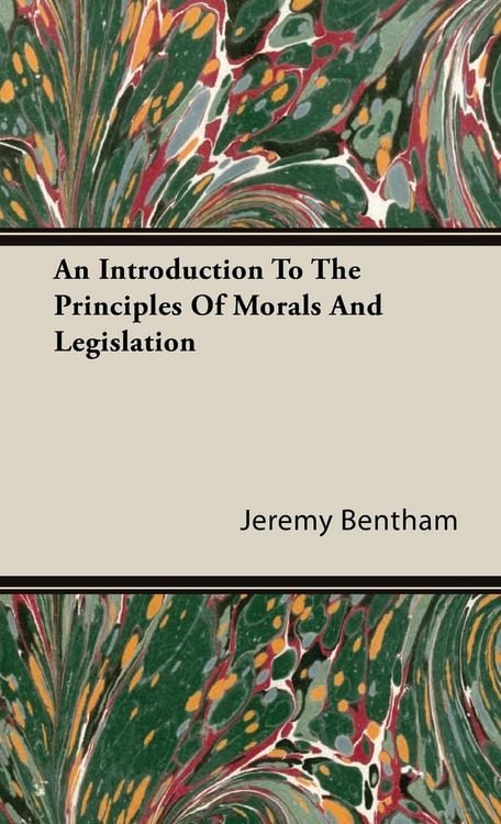 Produktbild: An Introduction To The Principles Of Morals And Legislation