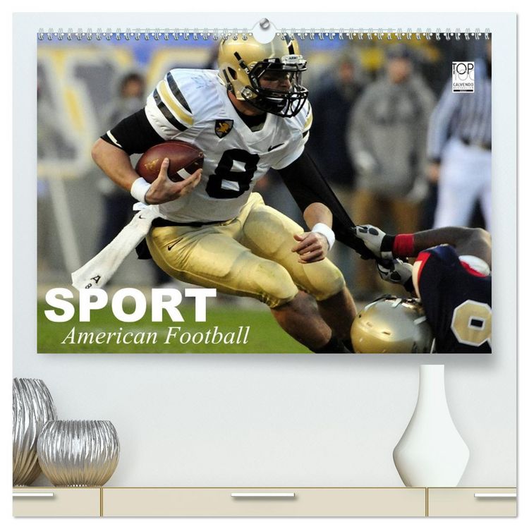 Produktbild: Sport. American Football (hochwertiger Premium Wandkalender 2026 DIN A2 quer), Kunstdruck in Hochglanz