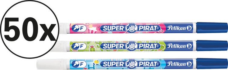 Produktbild: PELIKAN Tintenl&ouml;scher Super Pirat&reg;, Spitze fein Packung zu 50 St&uuml;ck