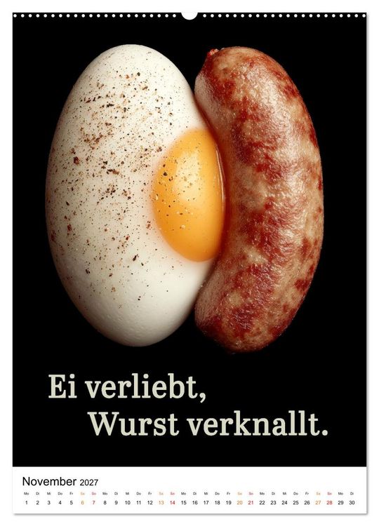 Produktbild: Ei Kalender - das gr&ouml;&szlig;te Ei-Spektakel seit Beginn der Zeitrechnung (hochwertiger Premium Wandkalender 2027 DIN A2 hoch), Kunstdruck in Hochglanz