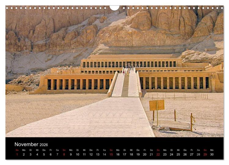 Produktbild: Luxor in Bildern - Auf den Spuren des antiken &Auml;gypten in Theben Ost und Theben West (Wandkalender 2026 DIN A3 quer), CALVENDO Monatskalender