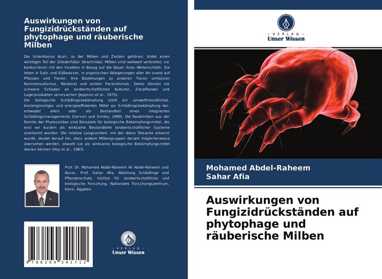 Produktbild: Auswirkungen von Fungizidr&uuml;ckst&auml;nden auf phytophage und r&auml;uberische Milben
