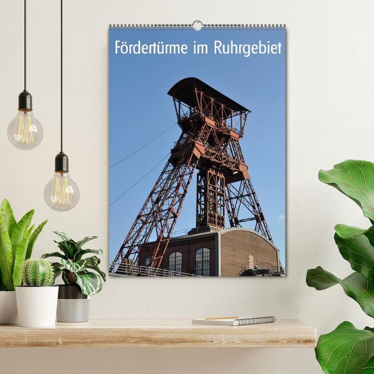 Produktbild: F&ouml;rdert&uuml;rme im Ruhrgebiet (Wandkalender 2026 DIN A2 hoch), CALVENDO Monatskalender