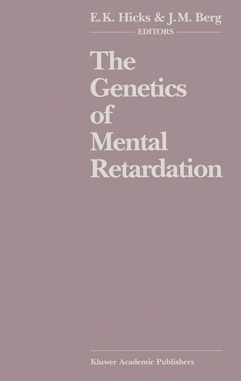 Produktbild: The Genetics of Mental Retardation